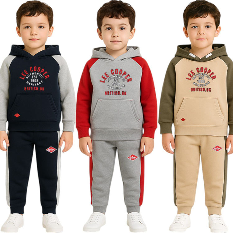 Picture of GLC2542- LEE COOPER BOYS THICK FLEECY THERMAL TRACKSUIT